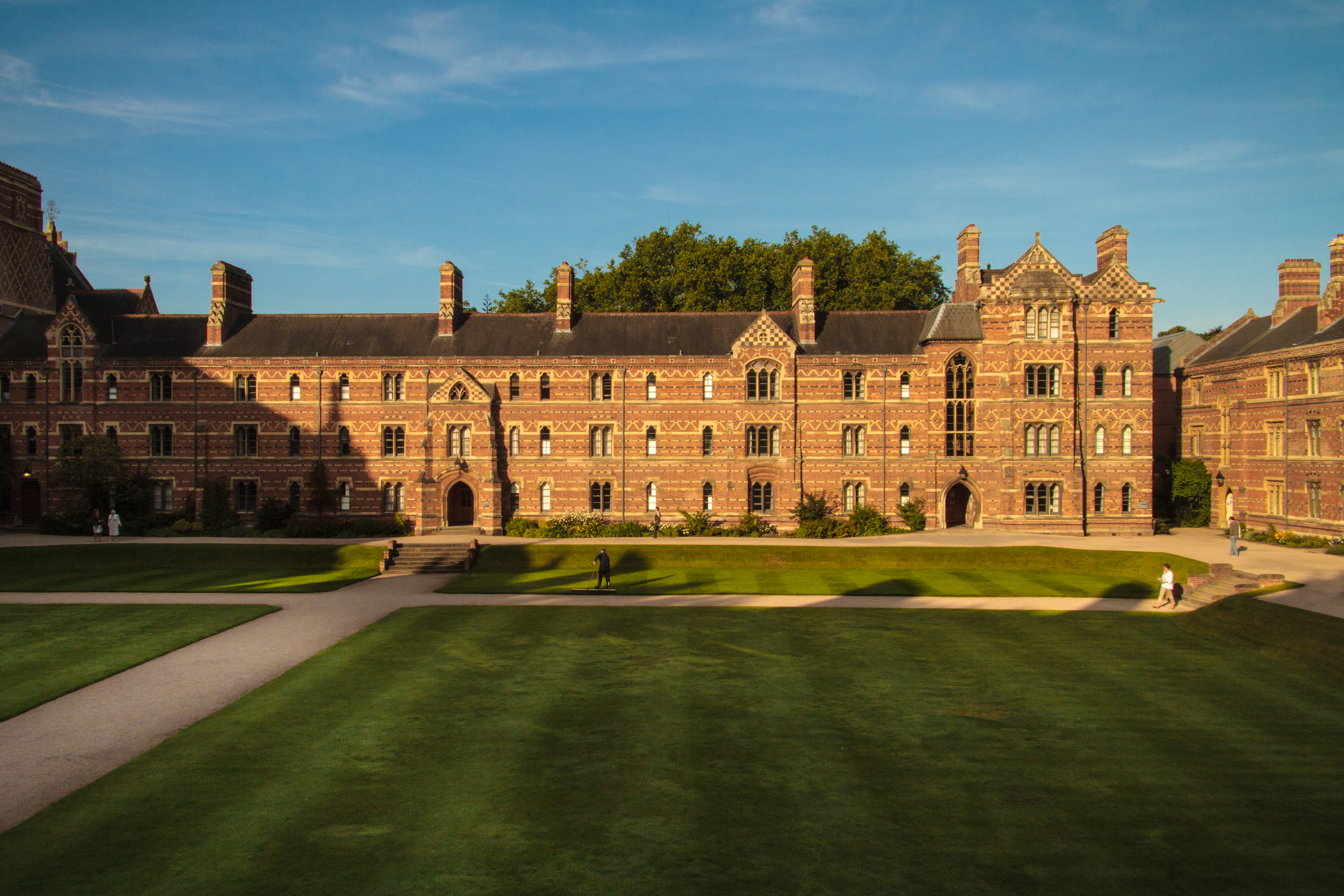 Keble College Oxford, where David taught before earning his degree