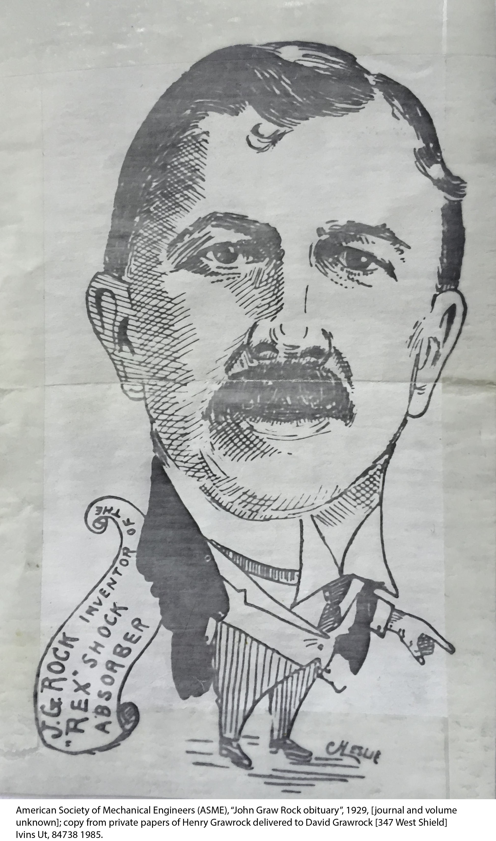 John Martinus Grawrock, great-great grandfather and prolific inventor