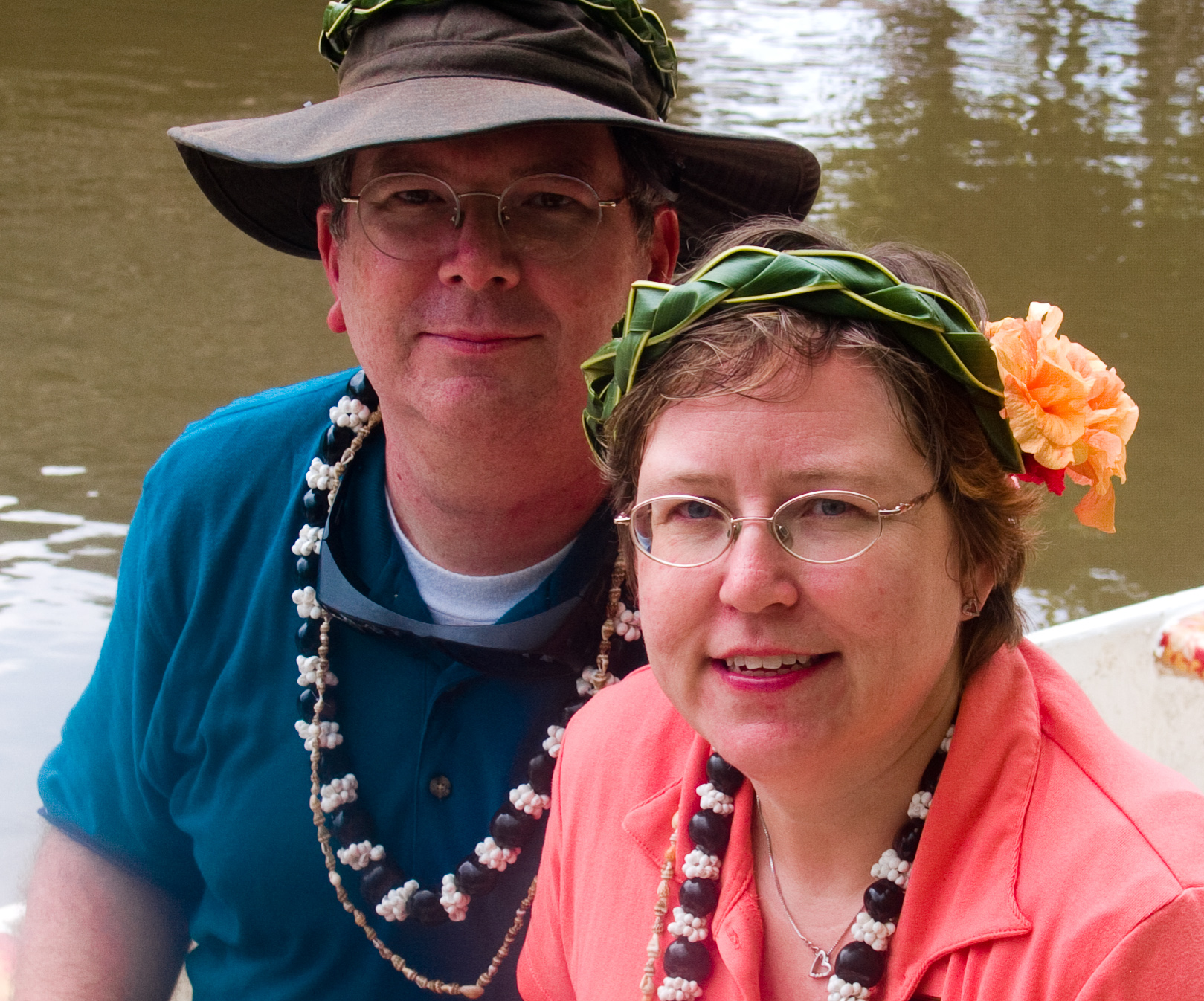 David and Sherrill at the Polynesian Cultural Center