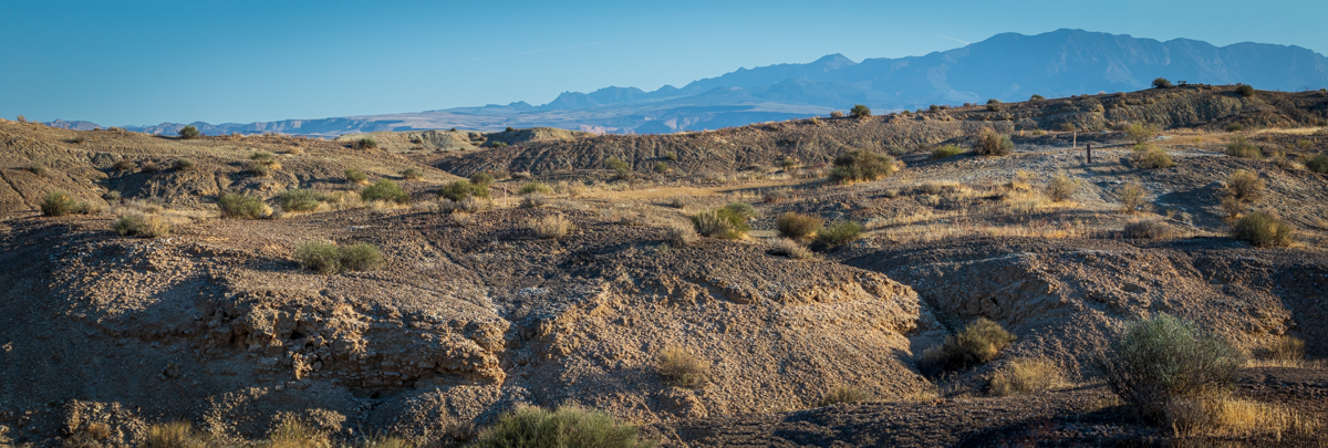 Panoramic view of White Dome Nature Preserve, Saint George, Utah
